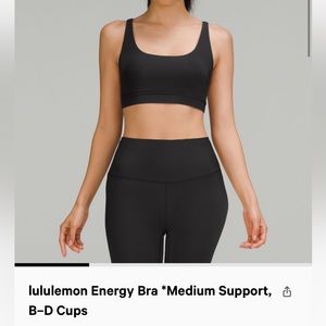 lululemon energy bra